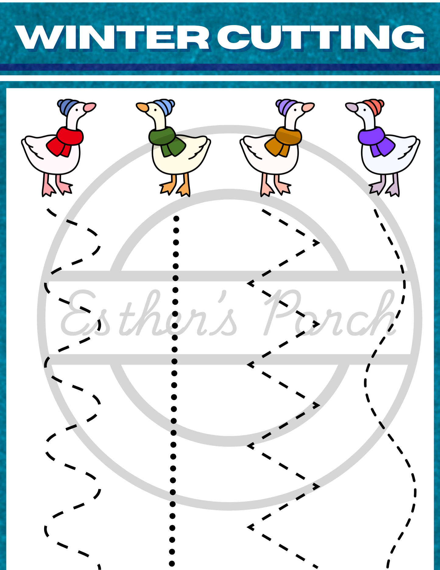 Winter Fine Motor Worksheets Collection