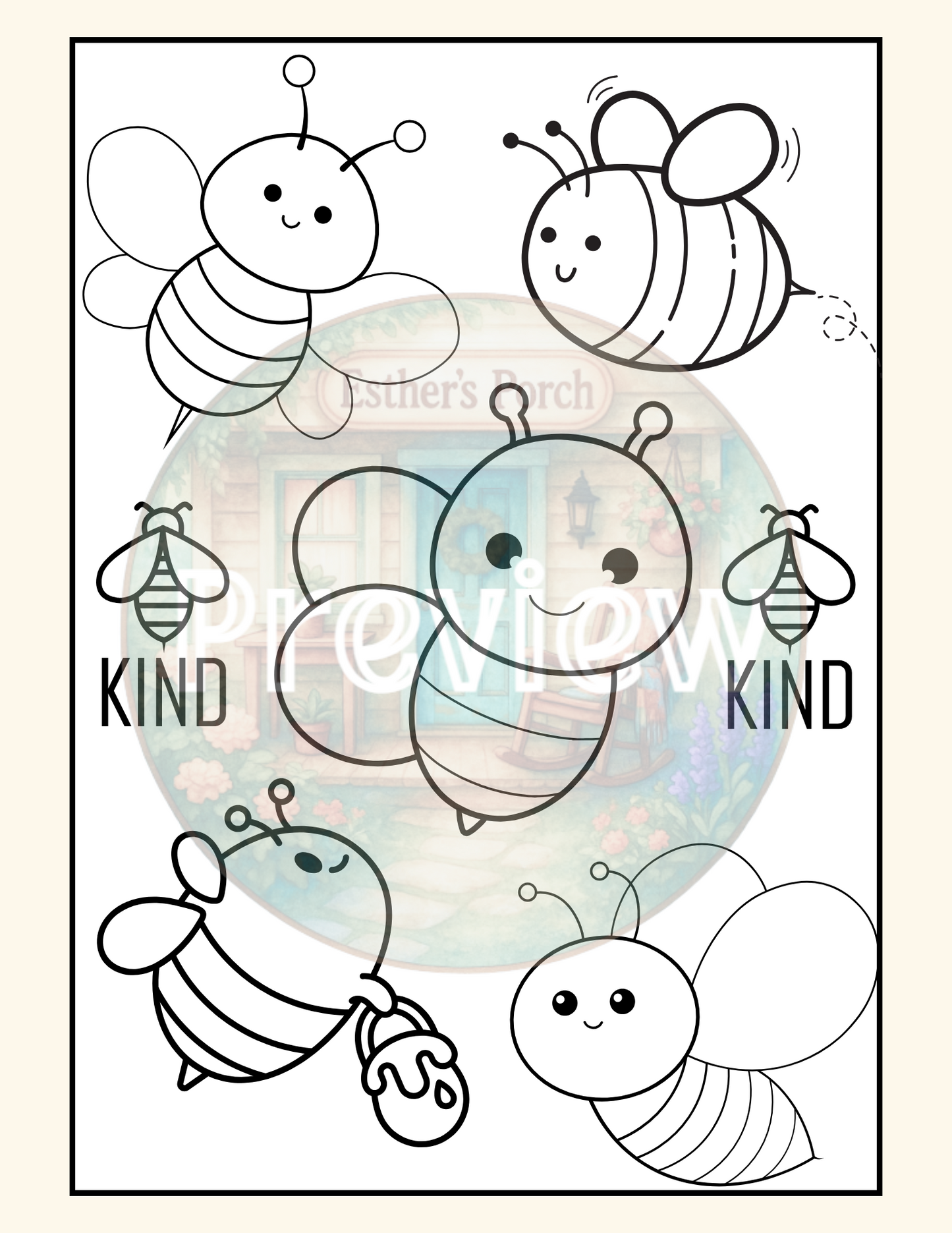 Buzzy Bee Adventures Coloring Book - K–2 (Early Elementary)